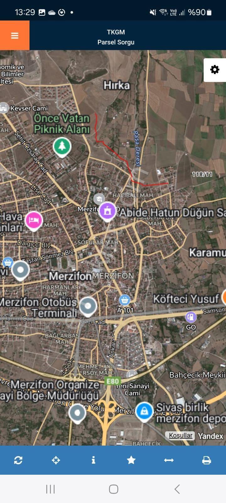 Merzifon Merkeze Yakın İmara Yakın 43.313m2 Arazi - Görsel 3