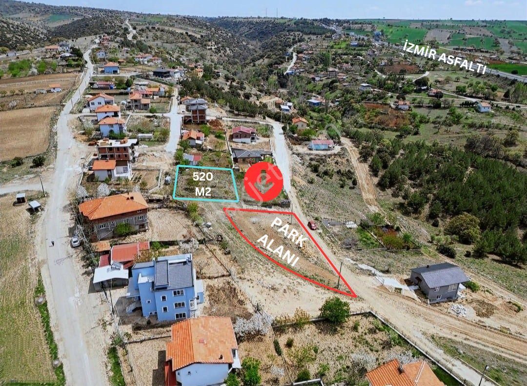 Uşak Merkez Çınarcık Köyü Satılık Konut İmarlı Uşak Merkez Çınarcık Köyü'nde 520m2 Satılık Arsa