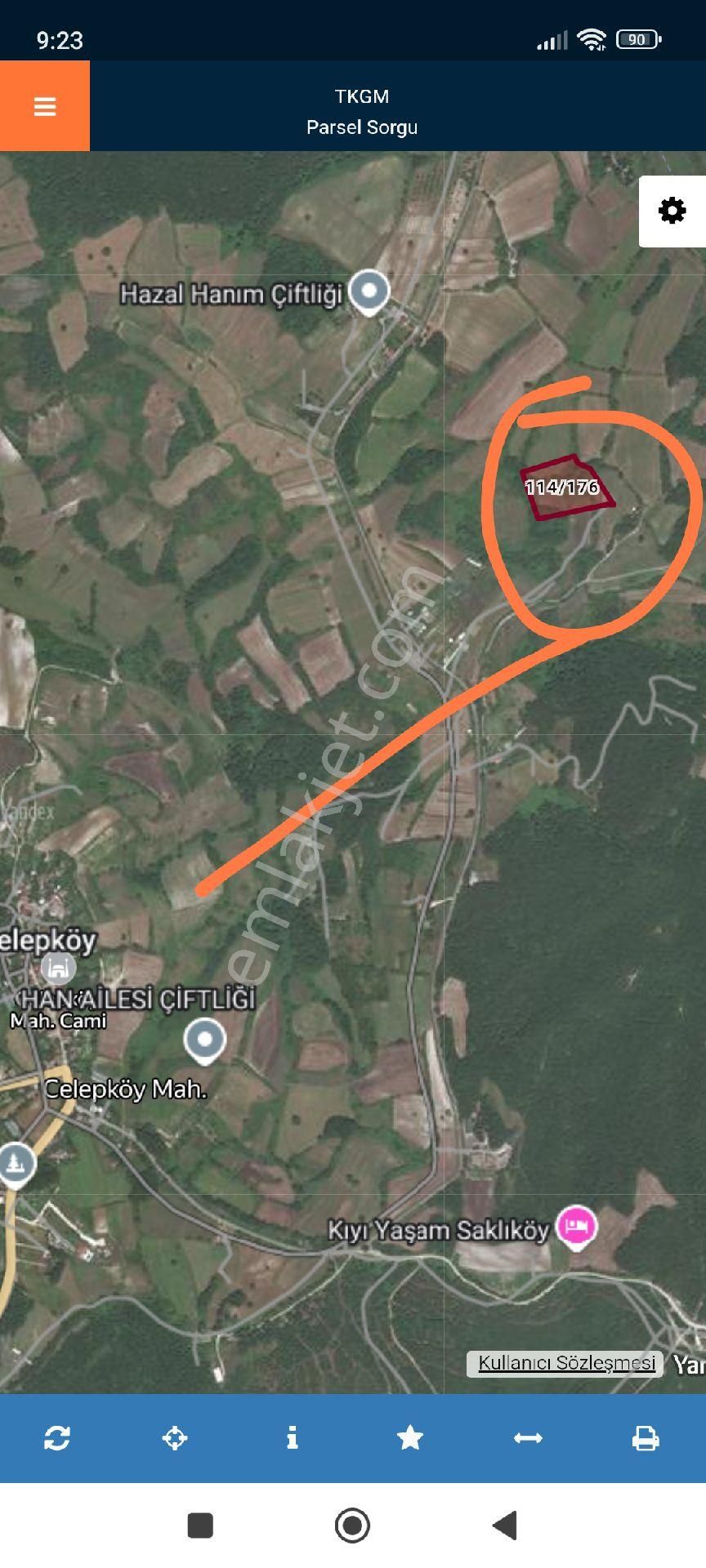 İstanbul Çatalca Celepköy Satılık 1250 Metre Tarla - Görsel 2