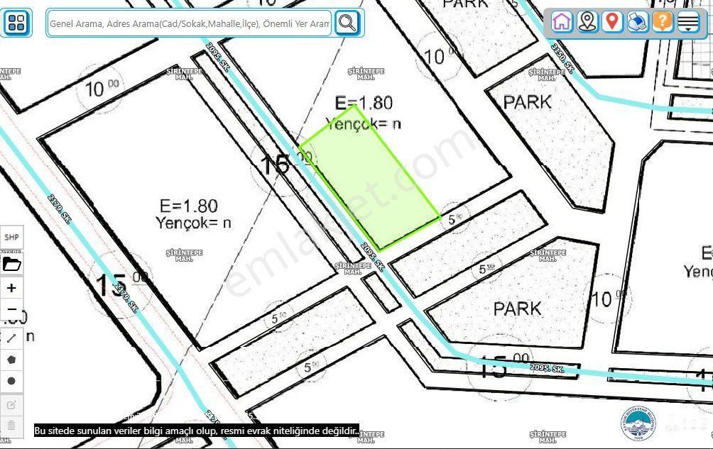 Melikgazi Şirintepe Satılık Konut İmarlı Mimsin-şirintepe Mah. 1031 M2 Temiz Konut Parseli