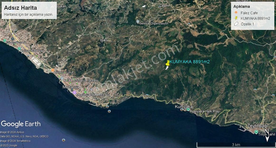 Kumyaka Resmi Yola Cepheli Deniz Manzaralı - Görsel 10