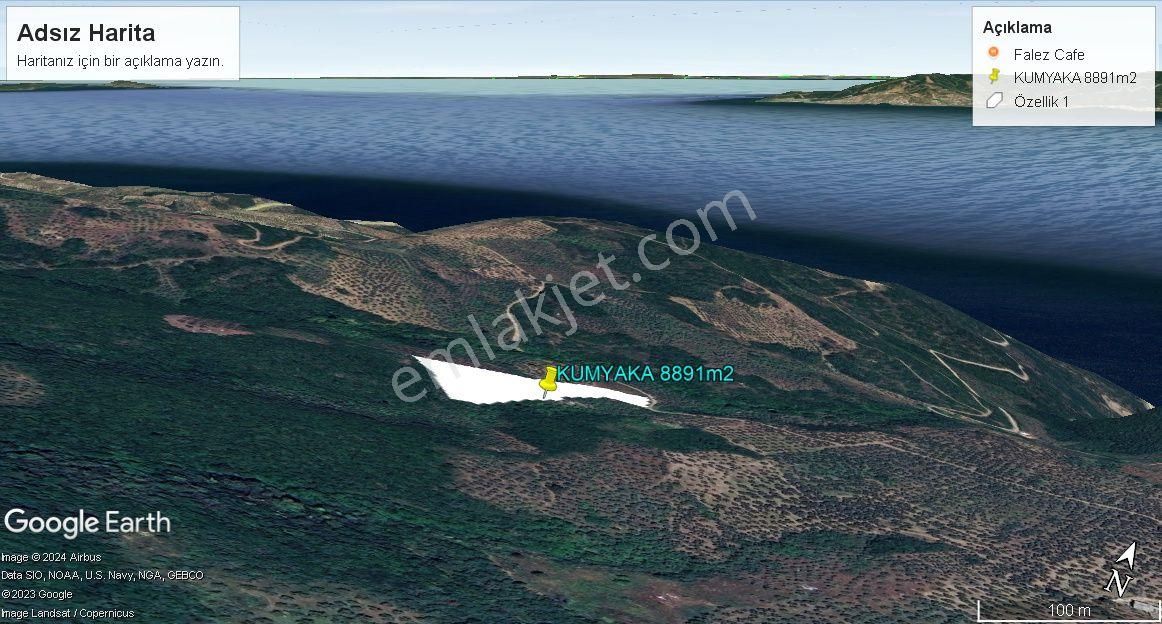 Kumyaka Resmi Yola Cepheli Deniz Manzaralı - Görsel 11