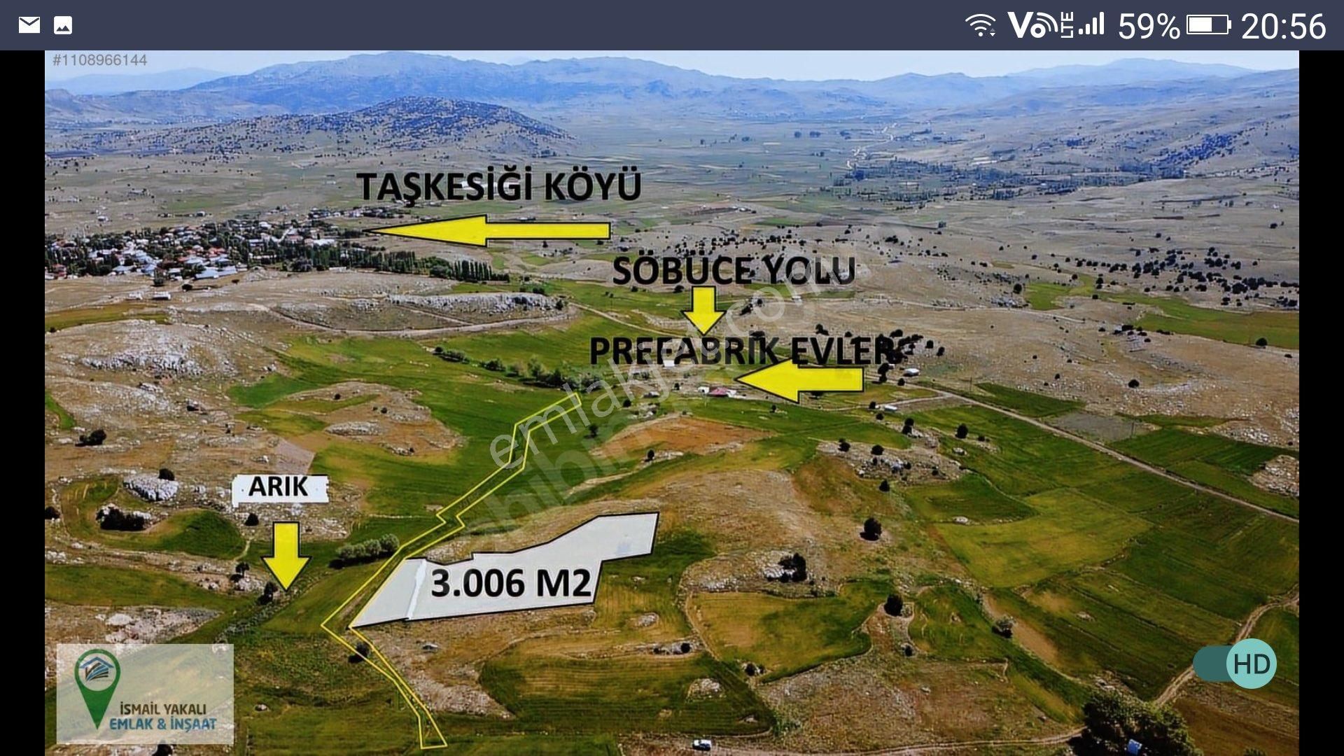 Korkuteli Taşkesiği Satılık Tarla 3006 M2 Yerleşime Yakın Müstakil