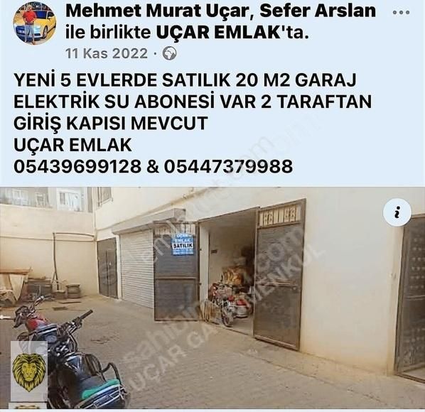 Kilis Merkez Mehmet Rıfat Kazancıoğlu Satılık Ofis Satılık Garaj Yeni 5 Evler