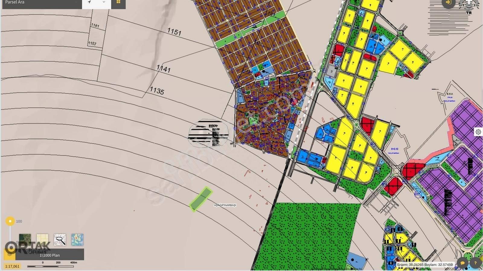 Selçuklu Aşağıpınarbaşı Satılık Tarla Aşağı Pınarbaşı'nda 3500 M² Satılık Hisse Yüksek Potansiyelli