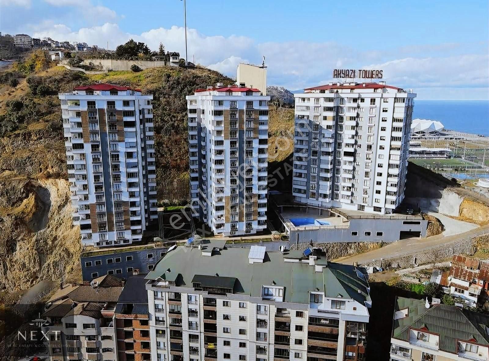 Ortahisar Akyazı Satılık Daire Akyazı Towers 4+1 Deniz Manzaralı Daire