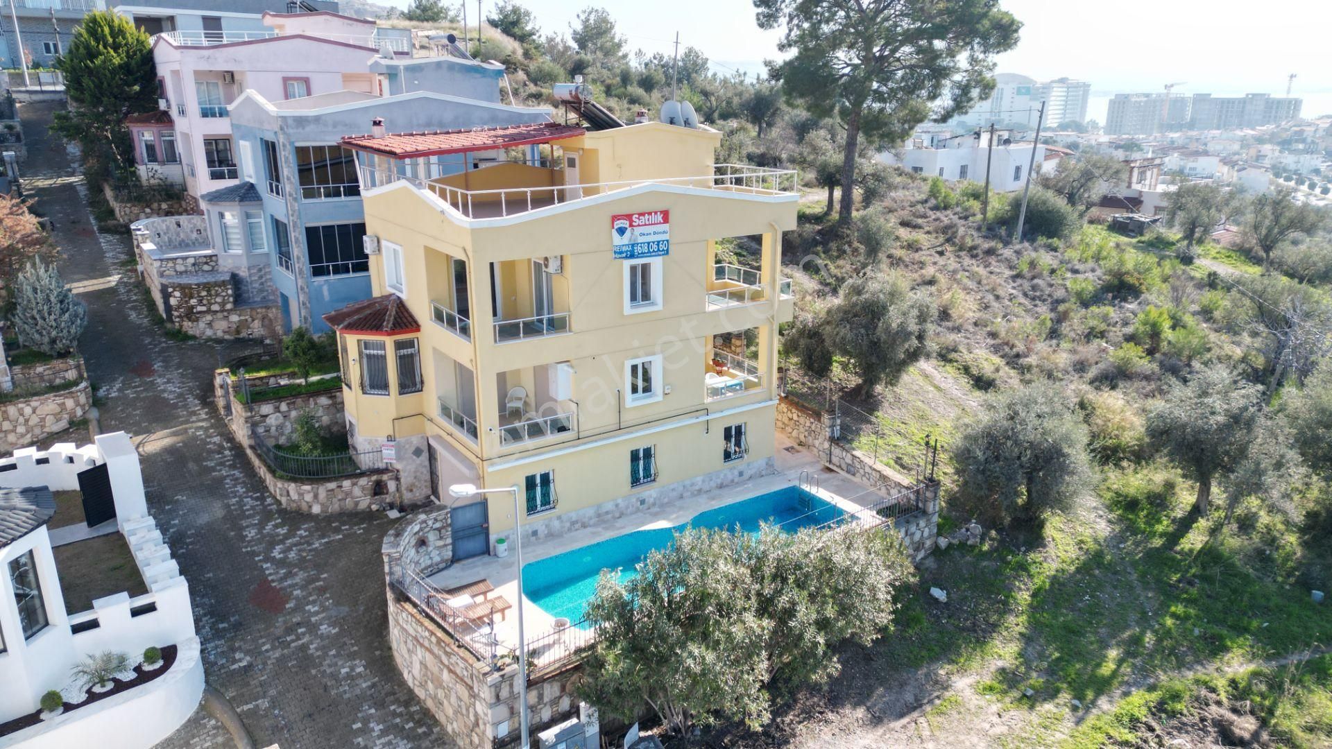 Kuşadası Kadınlar Denizi Satılık Villa Saklı Vadi Konaklarında Deniz Manzaralı Müstakil Satılık Villa