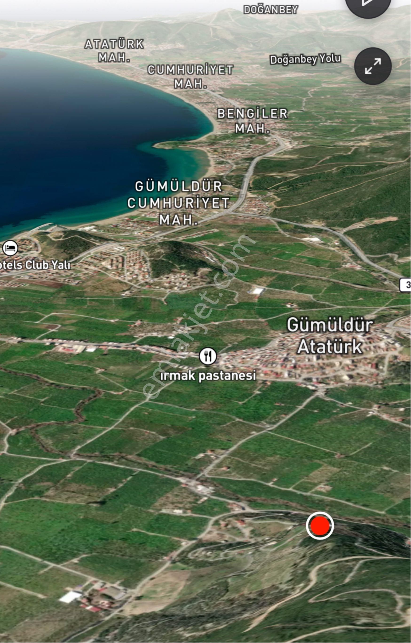 İzmir Gümüldür’de 998m2 Müstakil Tapulu Tarla - Görsel 10