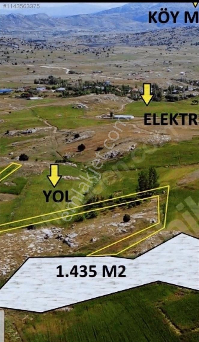 Korkuteli Taşkesiği Satılık Tarla Antalyada Yaylada Resmi Yolu Mevcut Müstakil