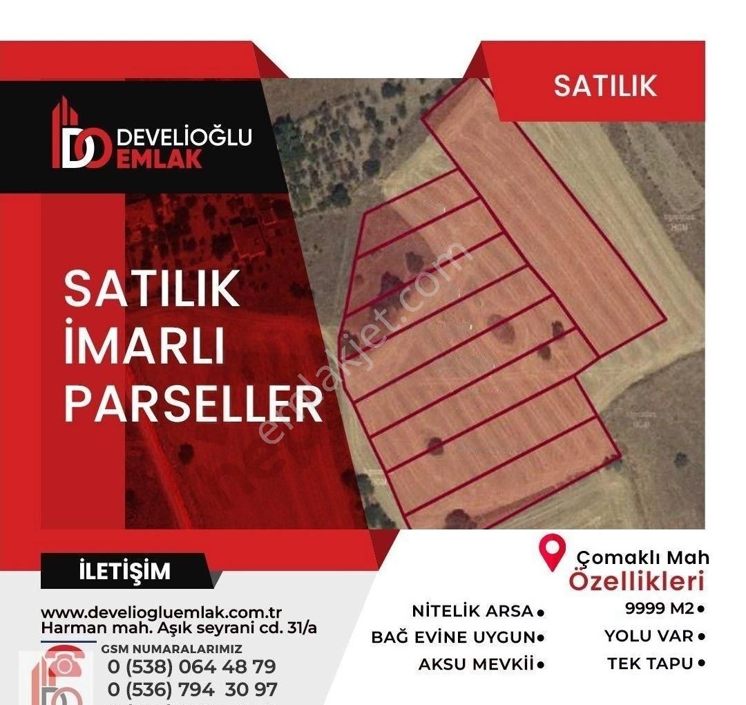 Develi Çomaklı Satılık Konut İmarlı Develioğlu Emlak--aksu Mevkiide Satılık Villa Parselleri