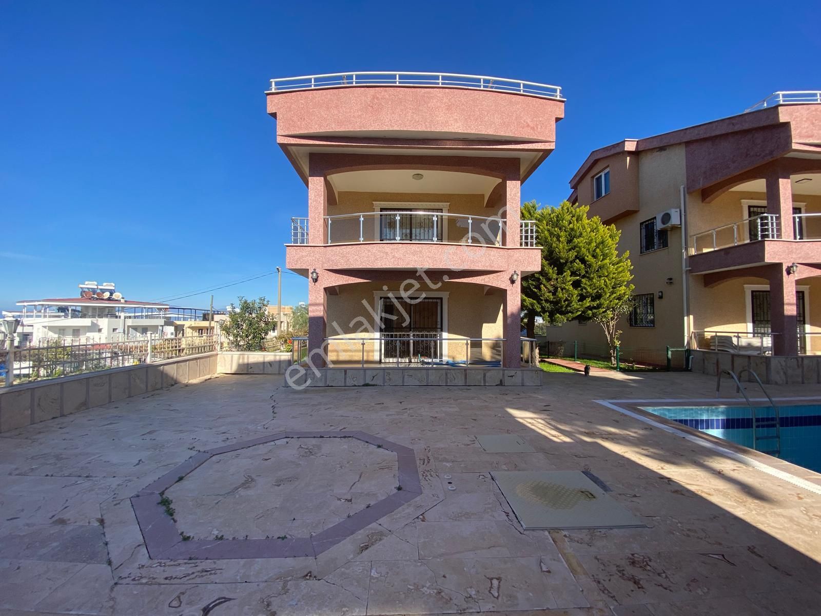 Didim Hisar Satılık Villa Didimde Satılık 4+1 Tam Müstakil Ful Deniz Manzaral Eşyalı Villa