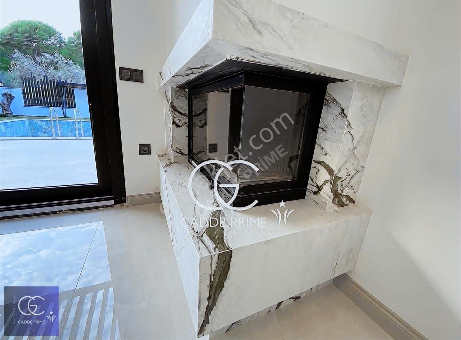 Cadde'den Deniz Manzaralı Delüx Tasarım Havuzlu 4+1 Akıllı Villa - Görsel 26