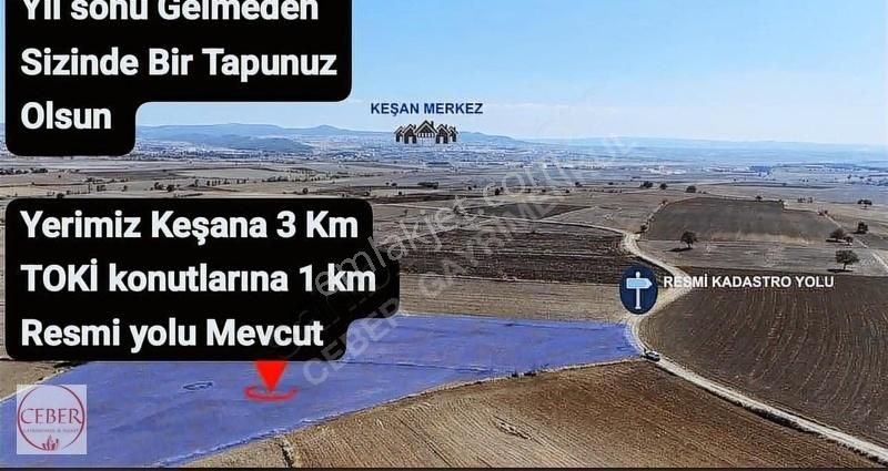 Keşan Beğendik Bld. (Yeni) Satılık Tarla 135.000 Den Başlayan 256m2 İle 1.000m2 Arası Arsalar