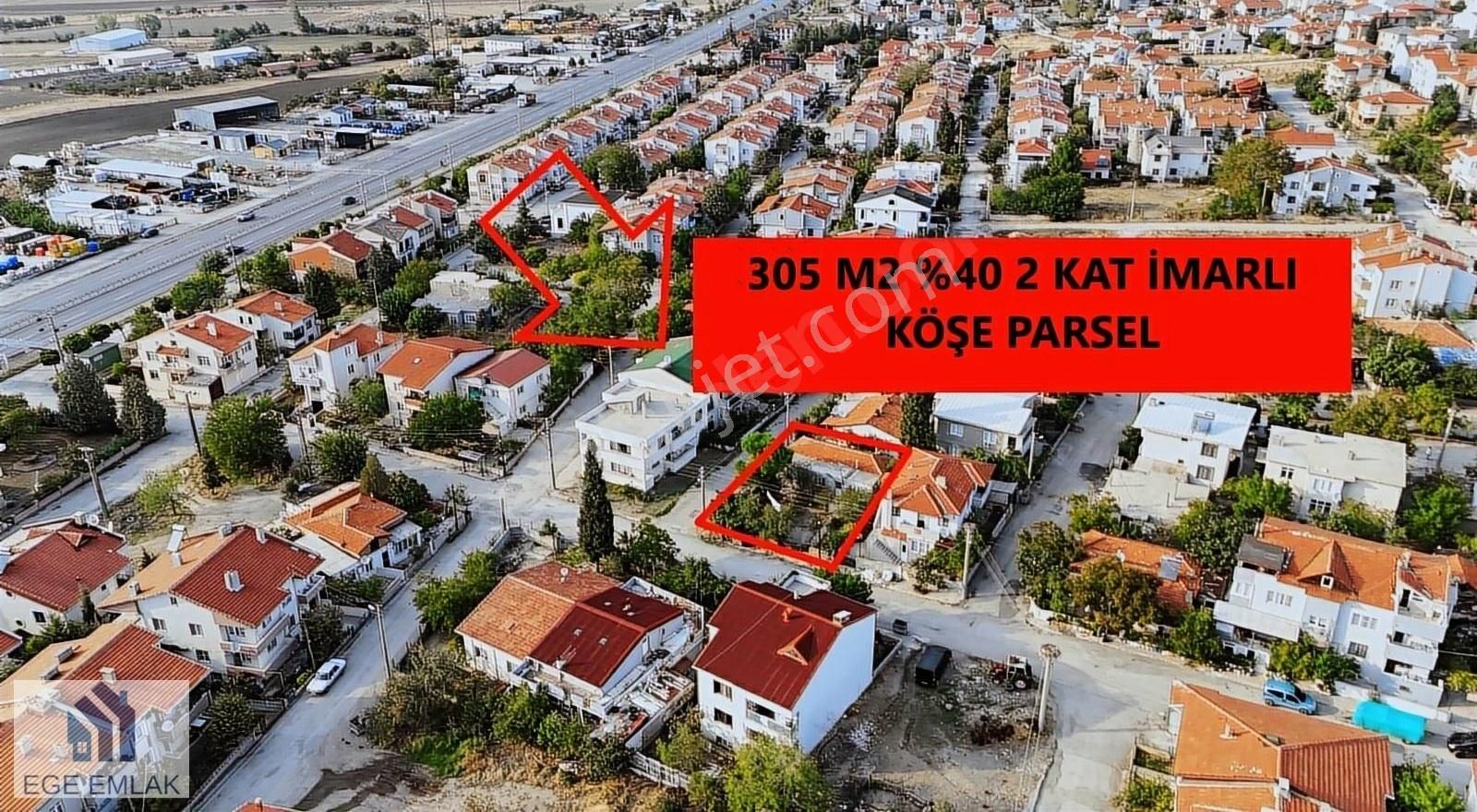 Keşan Aşağı Zaferiye Satılık Konut İmarlı 100/40 İmarlı 305 M2 Köşe Parsel Aşşağı Zaf.