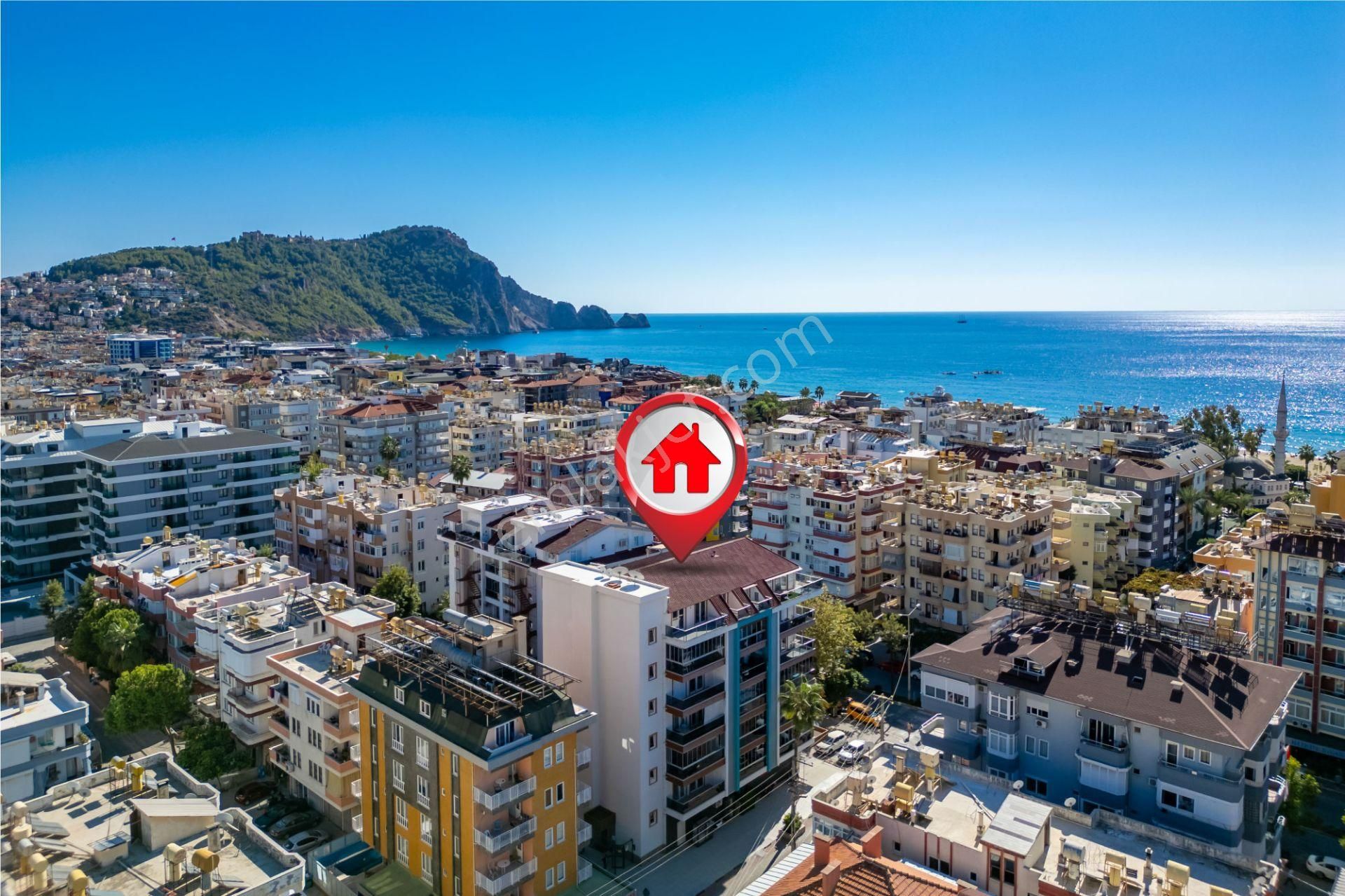 Alanya Kızlar Pınarı Satılık Daire Alanya Kleopatra 1+1 55m2 Ultra Lüks Eşyalı Havuzlu Satılık Daire !!