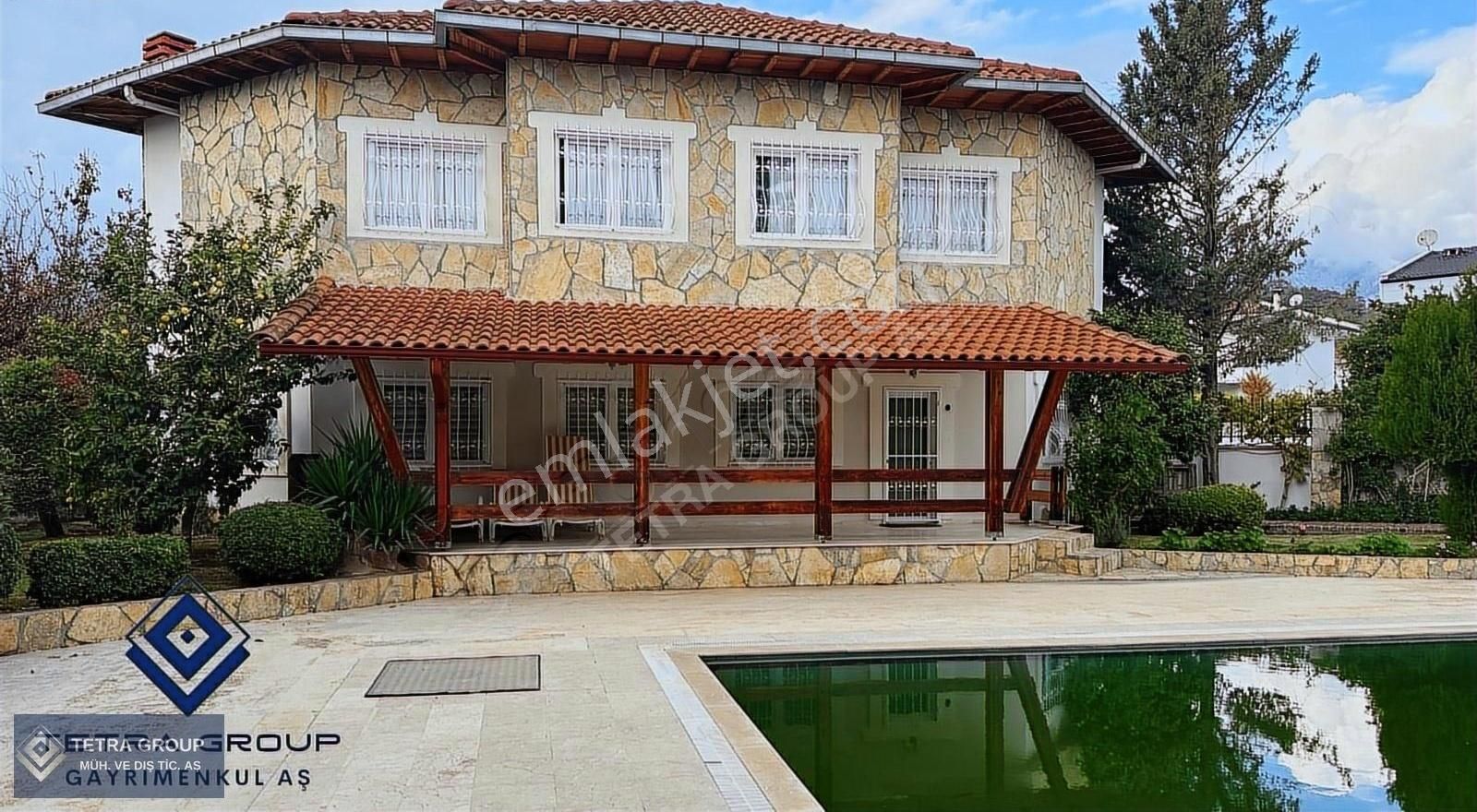 Kemer Çamyuva Satılık Villa Kemer Çamyuva'da Müstakil Taş Yapı Villa Tr-en-ru