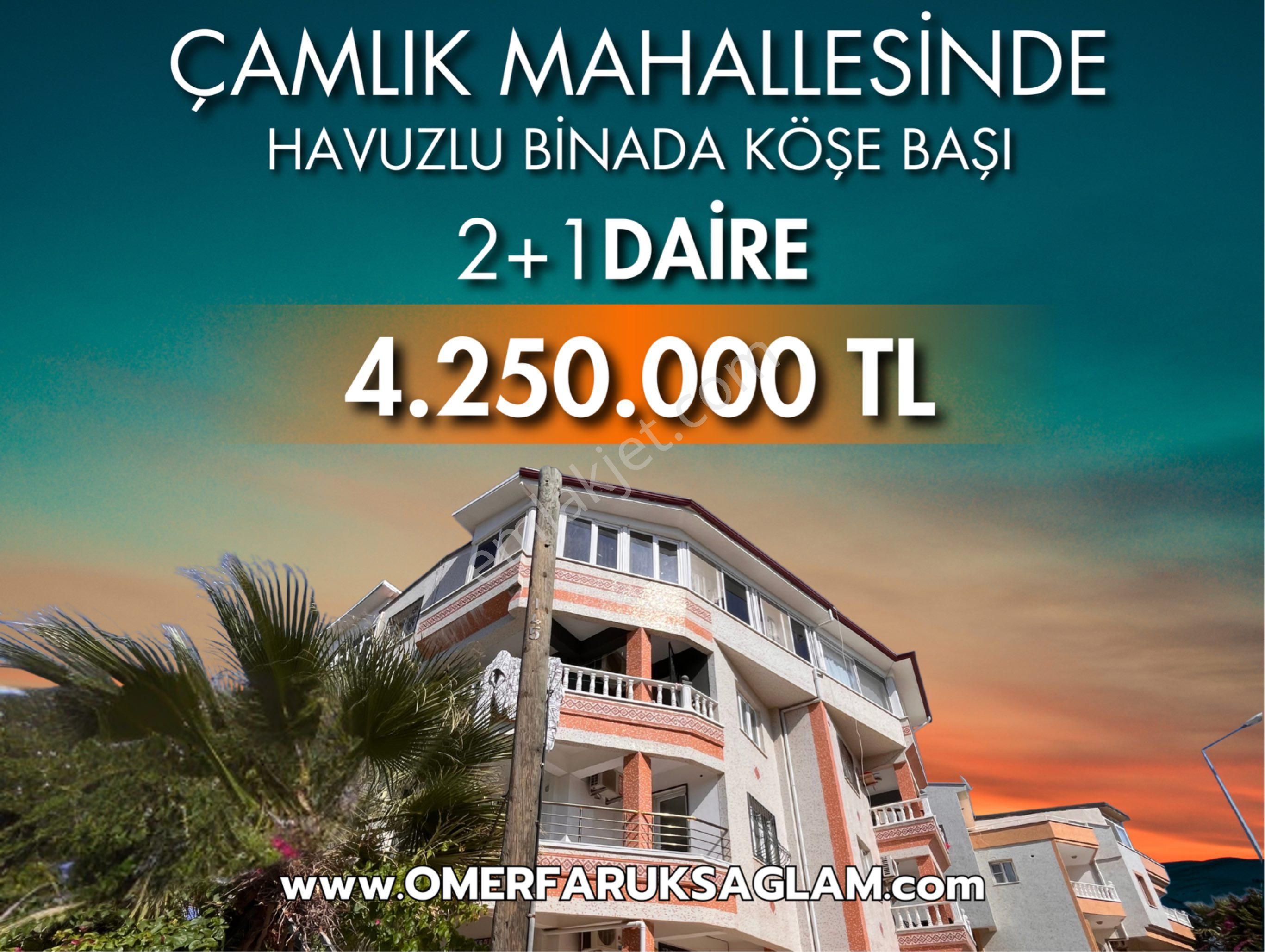 Didim Çamlık Satılık Daire 🔔çamlık Mahallesinde Satılık Havuzlu Binada Köşe Başı 2+1 Daire👇