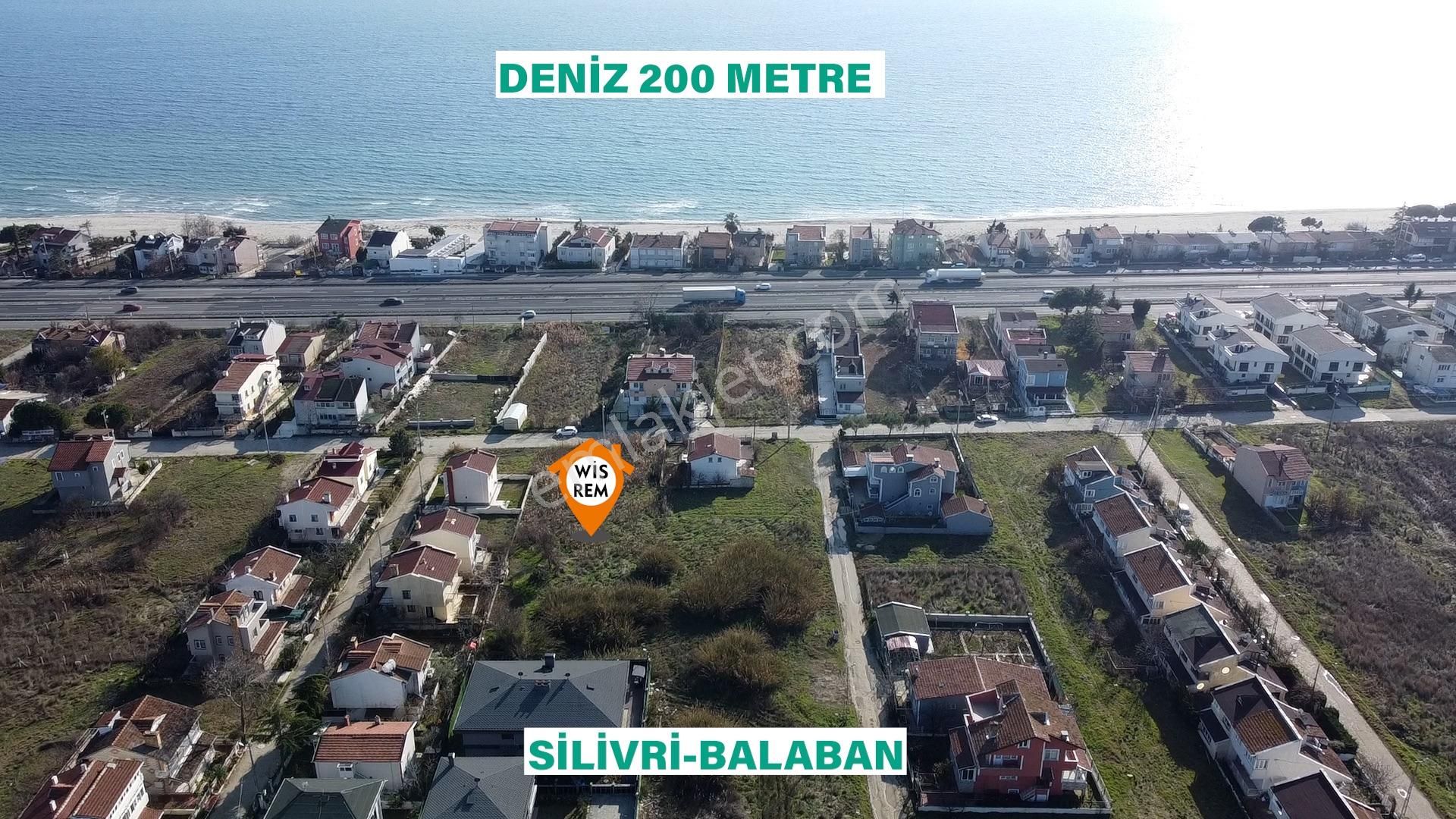 Silivri Çanta Balaban Satılık Villa İmarlı Wisrem Gayrimenkulden Denize 200 Metre Proje Yapmaya Uygun Arsa!