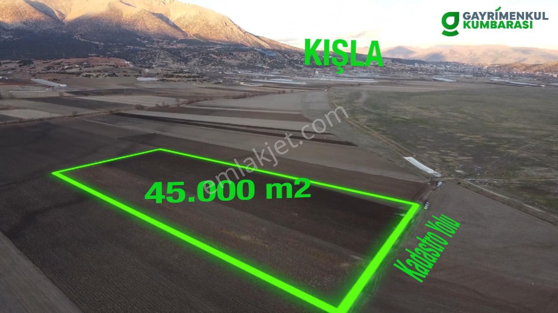 Elmalı Eymir Satılık Tarla Antalya, Elmalı, Karagöl'de, 45.000 M2 Müstakil + Yol Var