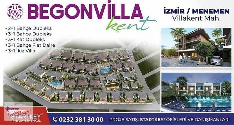 Menemen Villakent Satılık Villa Villakent'te Site Tadında Müstakil Yaşam Begonvilla Kent