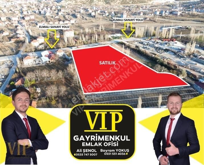 Elmalı Yeni Satılık Tarla Vıp Gayrimenkul 'den Elmalı İçinde Anayol Kenarı 12.700 M2 Arazi