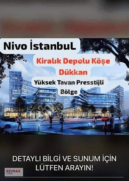 Küçükçekmece Halkalı Merkez Kiralık Kafe & Bar Nivo İstanbul Avm İçinde Kiralık Depolu 140m2 Depolu Dükkan