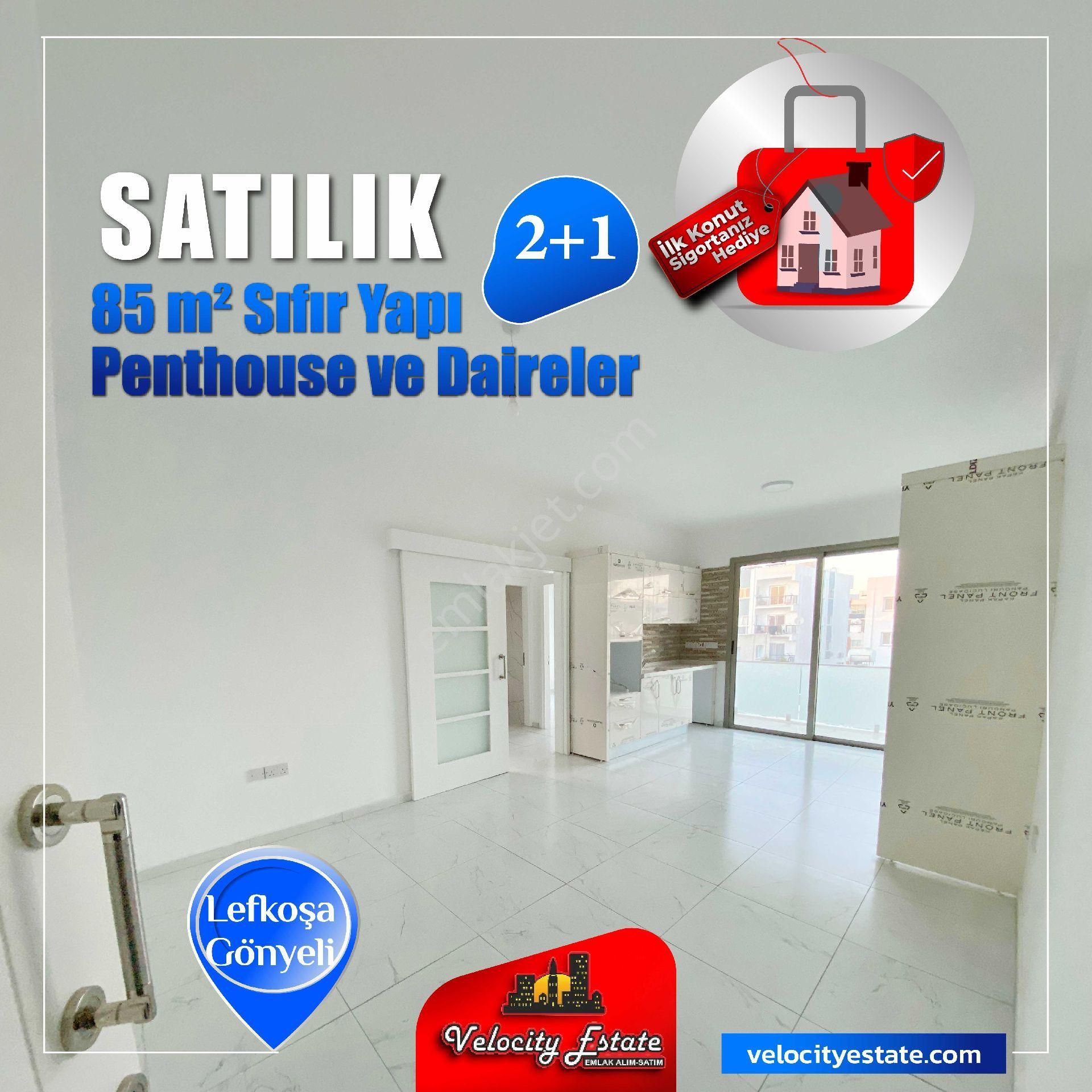 Lefkoşa Gönyeli Köyü Satılık Daire Kktc Gönyeli'de Satılık Sıfır 2+1 Daireler Ve 2+1 Penthouse Daireler