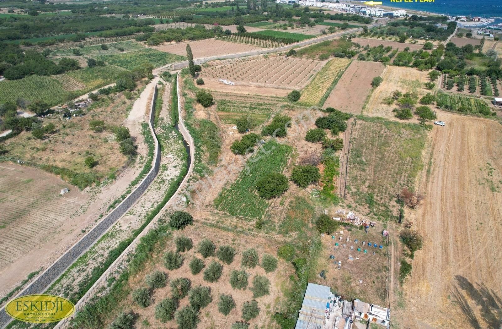 Çanakkale Merkez Kepez Bld. (Cumhuriyet) Satılık Bağ & Bahçe Çanakkale Merkez Kepezde İmara Yakın Yatırımlık Tarla