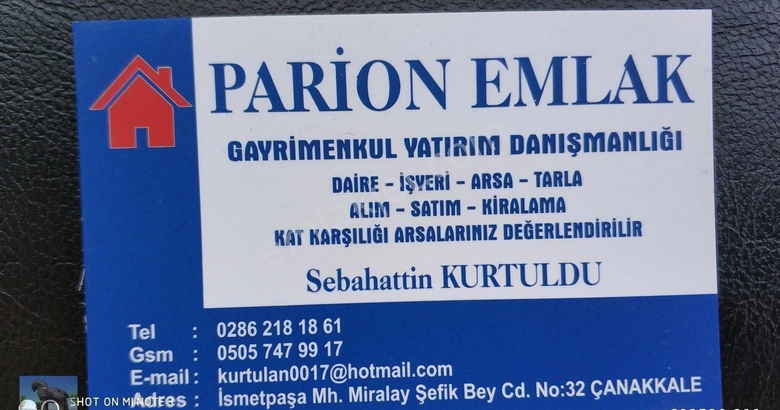 Lapseki Umurbey Bld. (Umurbey Merkez) Satılık Ticari İmarlı Çanakkale Lapseki Umurbey Çiftlik Ovasında Konut-ticari İmarlı Arsa