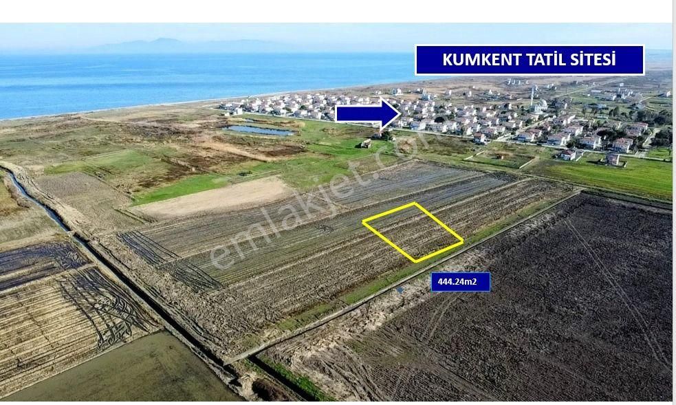 Biga Bozlar Köyü Satılık Villa İmarlı Çanakkale Biga'da Denize Çok Yakın 444 M2 Satılık Arsa!