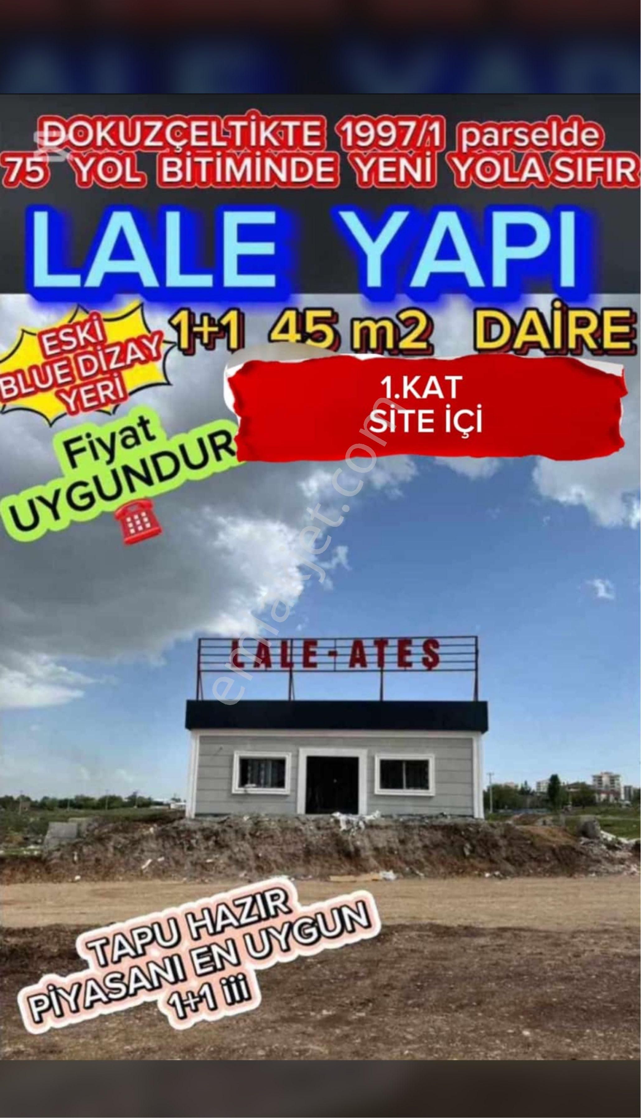 Yenişehir Dokuzçeltik Satılık Daire 75 Yol Devamı Lale-ateş Yapıda 1+1 Lüx Daire