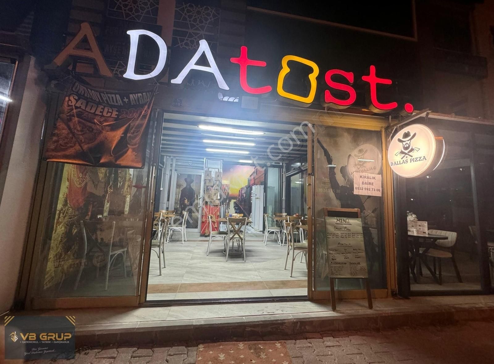 Kocasinan Mevlana Devren Restaurant Adalet Sarayı Yanında Devren Kiralık Tost-pizza Dükkanı