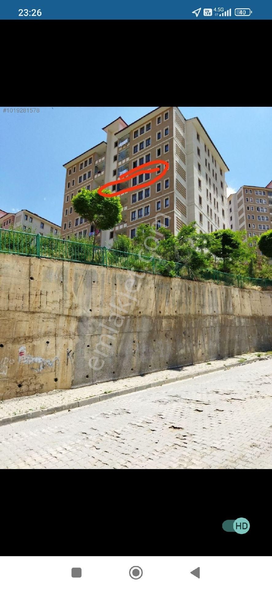 Muş Merkez Kale Satılık Daire Muş Merkez Kale Toki'de Manzaralı Ara Kat Daire