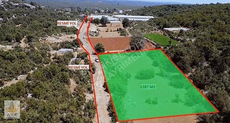 Erdemli Hüsametli Satılık Tarla Ake'den Erdemli Hüsametlide 2287 M2 Tek Tapu Satılık