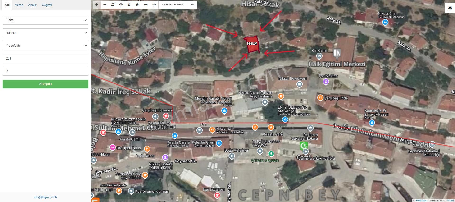 Tokat Niksar Merkez De Bina Tapu Sahibi Perta Emlak Ümit Tahmaz - Görsel 18