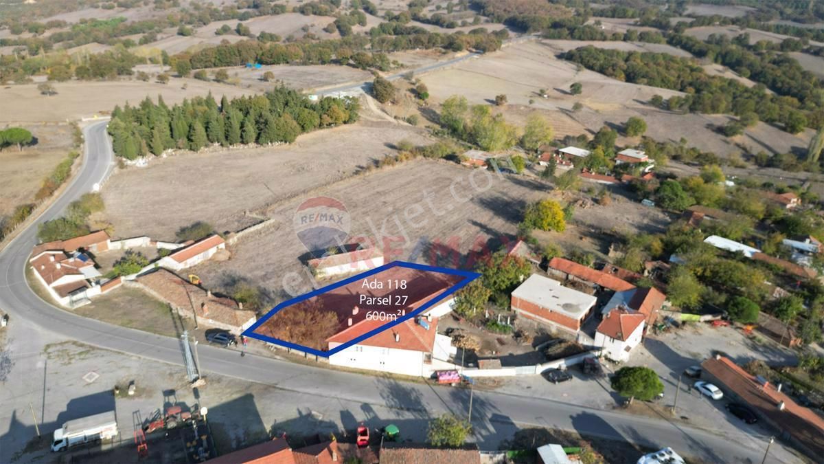 Karesi Büyükpınar Satılık Konut İmarlı Remax İnci'den Karesi Büyük Pınar Mah 600m2 Satılık Arsa