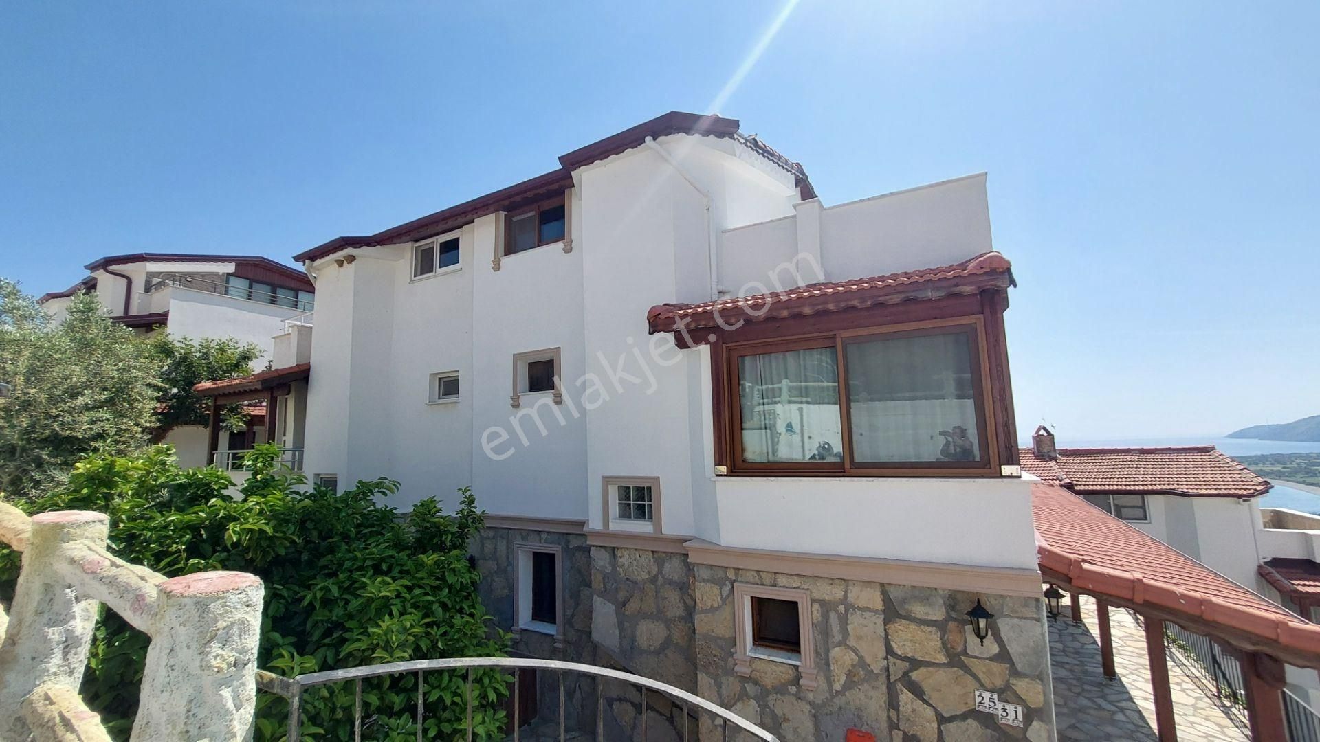 Muğla Milas Deniz Manzaralı Kiralık Villa Çökertme Ören Tam Müstakil Tripleks Villa Kiralık