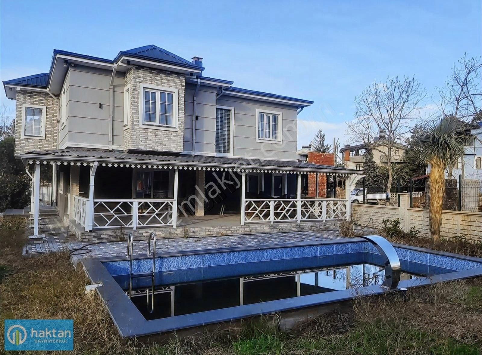 Tekkeköy Çiftlik Satılık Villa Samsun Costalda 1200 M2 Arsa İçinde Tapulu Havuzlu Satılık Villa