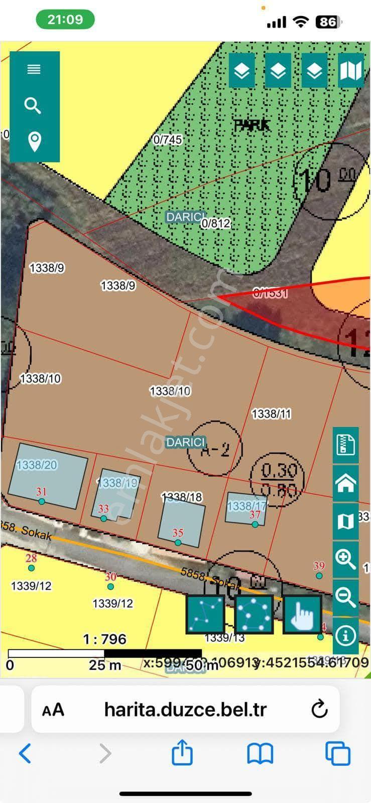 Darıcı Mah 1197m2 Arsa Satılık - Görsel 2