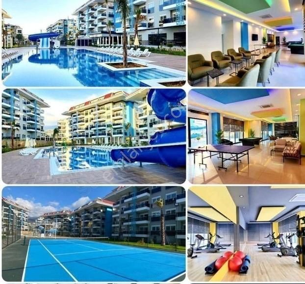 Alanya Kestel Satılık Daire Kestel 'de Calypso Residence 2+1 Penthouse Deniz Manzaralı