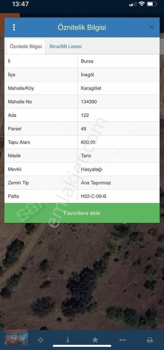 Aktaş 'tan İnegöl Karagölet Te Resmi Yola Cepe Tarla - Görsel 3