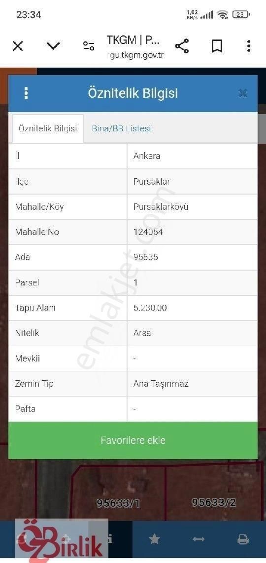 Pursaklar Mimar Sinan Satılık Konut İmarlı Pursaklar Da Satılık İmarlı Arsa