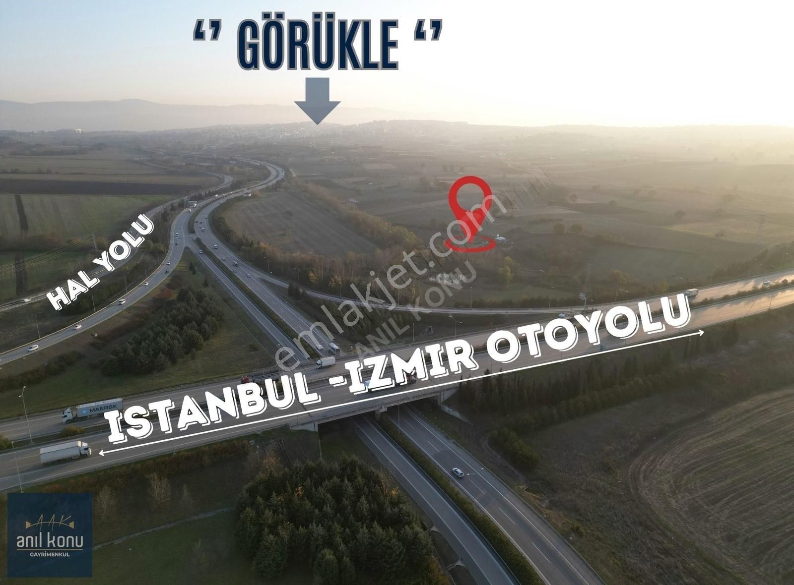 Nilüfer Görükle Satılık Tarla Anıl Konu'dan Görükle / Biroluk Yapı Kayıt Belgeli Satılık Tarla