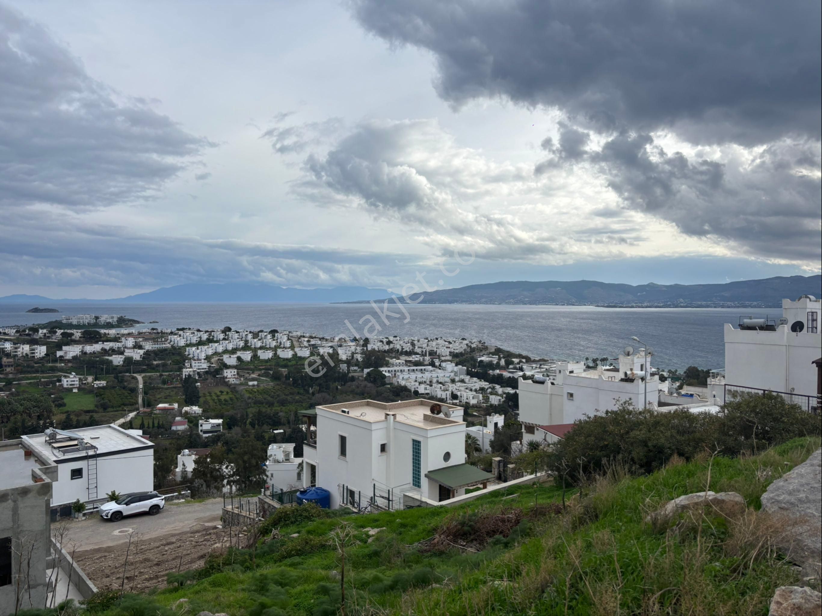 Bodrum Akyarlar Satılık Konut İmarlı Akyarlar Da Full Deniz Manzaralı Arsa