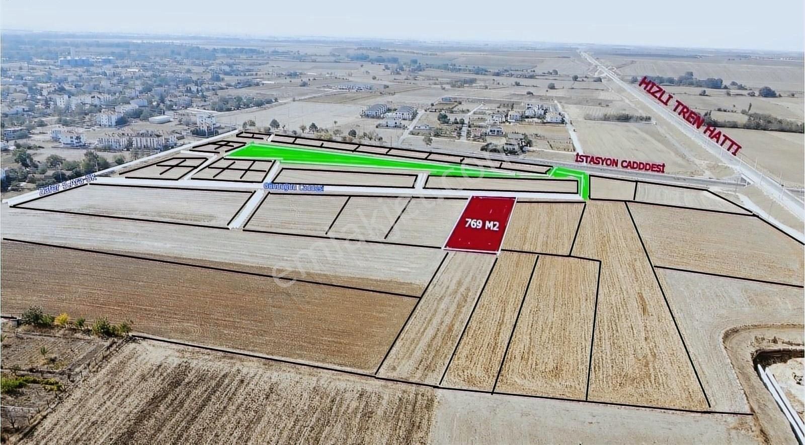 Lüleburgaz Durak Satılık Konut İmarlı Global Gayrımenkul'den Durak Mah.769 M2 İmarlı Satılık Arsa