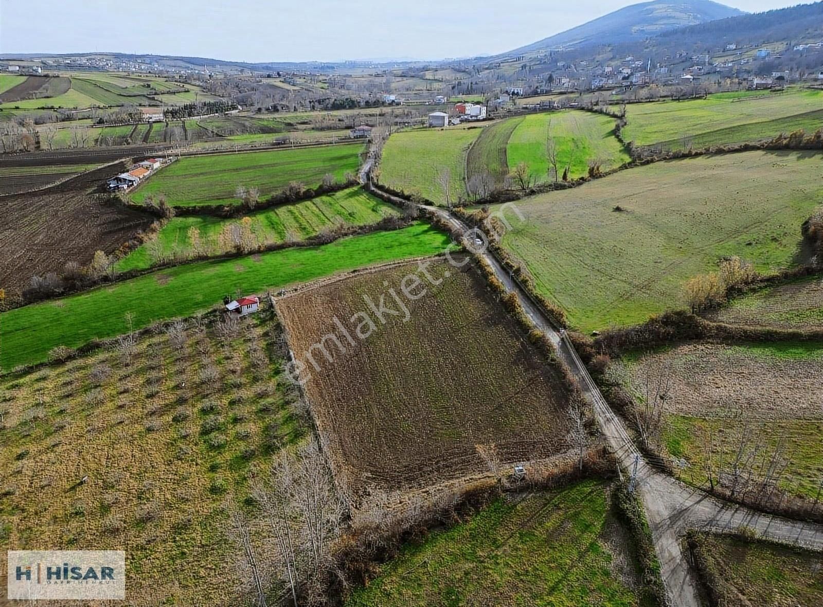 Hisar'dan Çatalçam Da Deniz Man. Yol Elktrik Ve Suyu Olan Tarla - Görsel 32