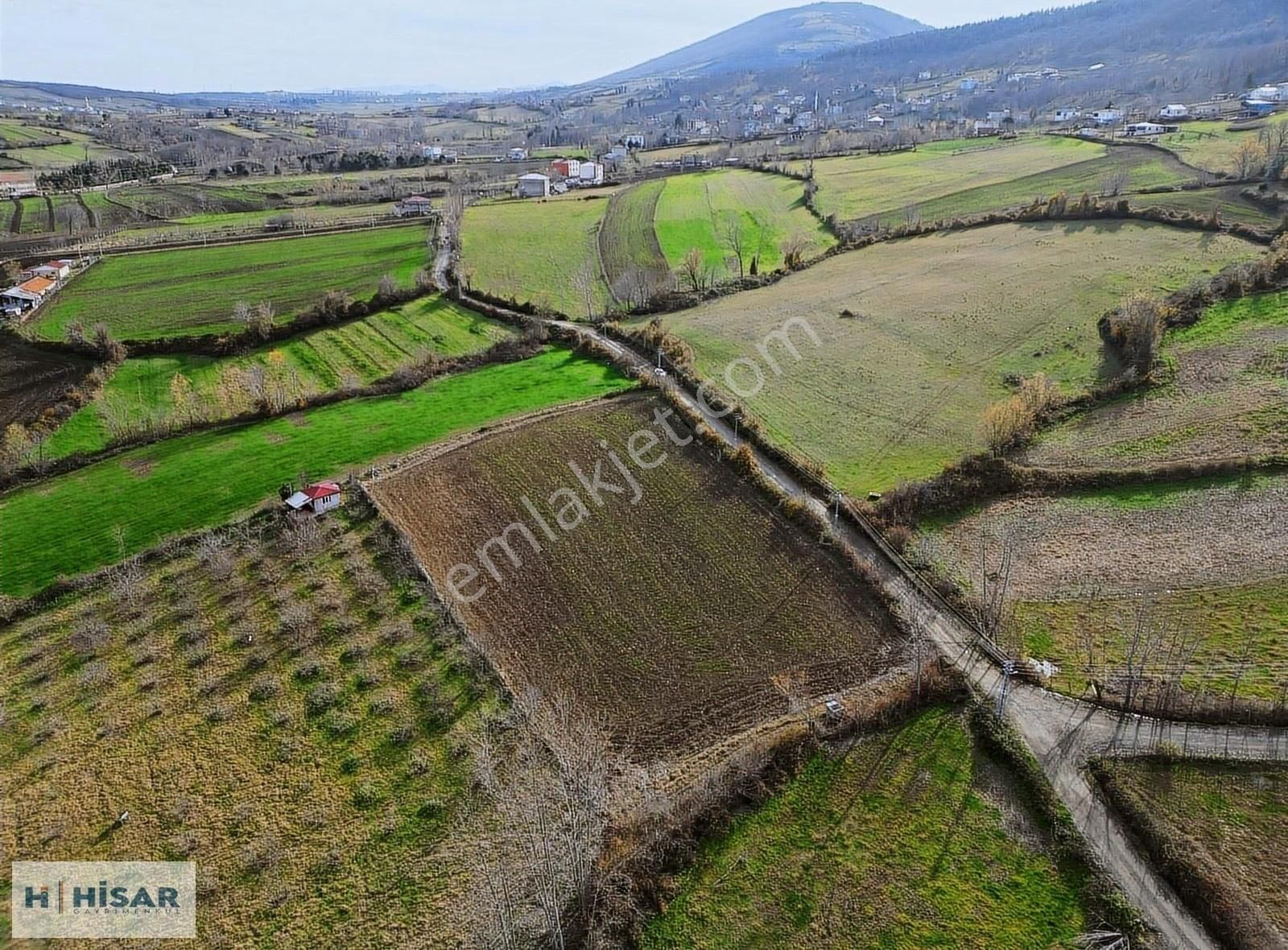 Hisar'dan Çatalçam Da Deniz Man. Yol Elktrik Ve Suyu Olan Tarla - Görsel 26