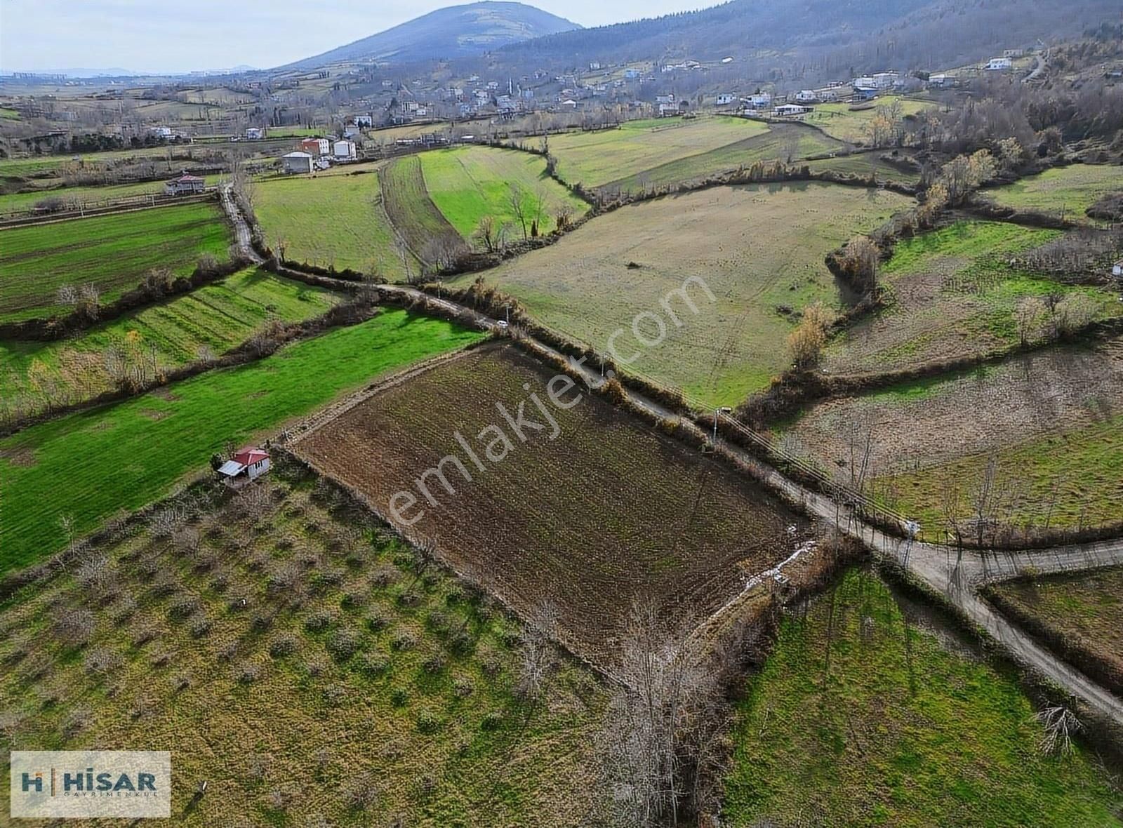 Hisar'dan Çatalçam Da Deniz Man. Yol Elktrik Ve Suyu Olan Tarla - Görsel 8