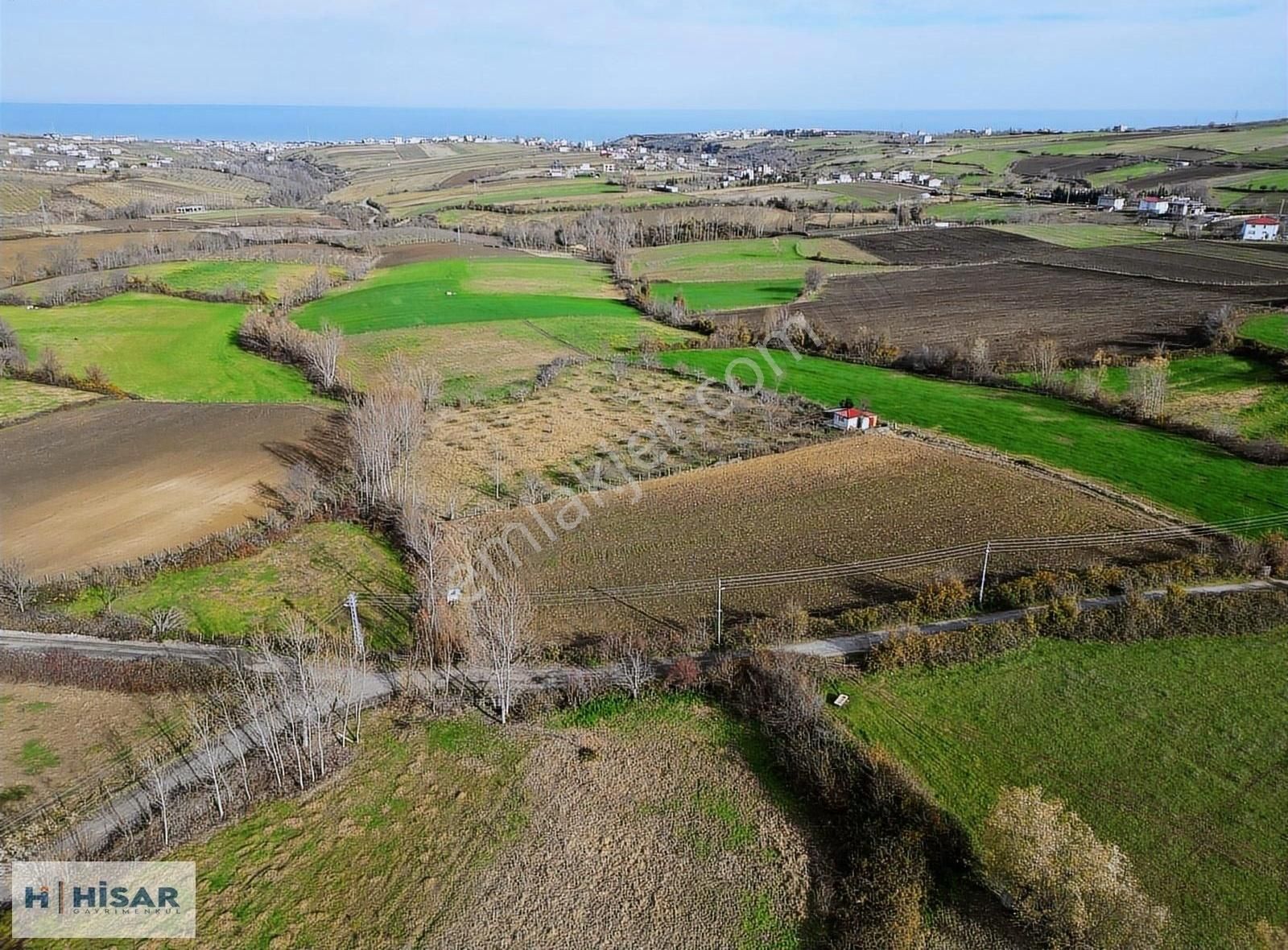 Hisar'dan Çatalçam Da Deniz Man. Yol Elktrik Ve Suyu Olan Tarla - Görsel 22