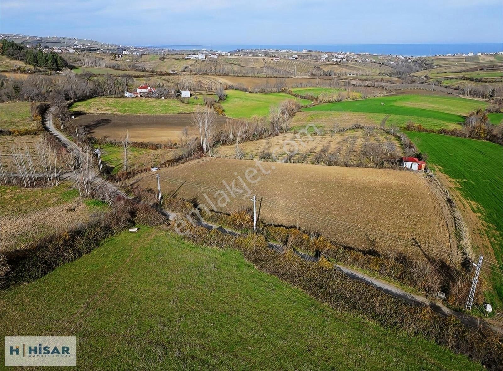 Hisar'dan Çatalçam Da Deniz Man. Yol Elktrik Ve Suyu Olan Tarla - Görsel 15
